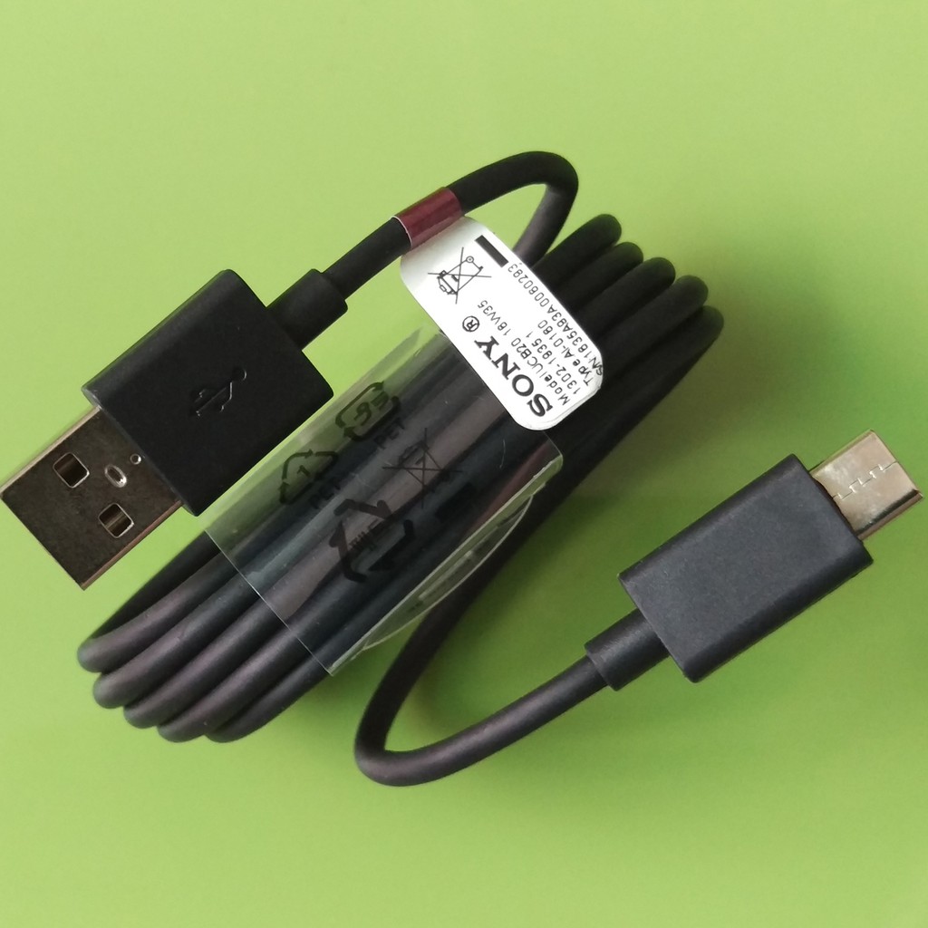 Cáp sạc nhanh USB Type-C Sony Xperia XZ Dùng cho XA1, XA1 Plus, XZ1, R1 Plus, R1, XZ Premium, X compact, L1, XZs