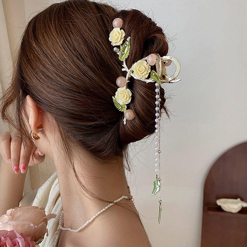 Kẹp Tóc Hình Cá Mập Phối Tua Rua Dễ Thương Cho Bé Gái