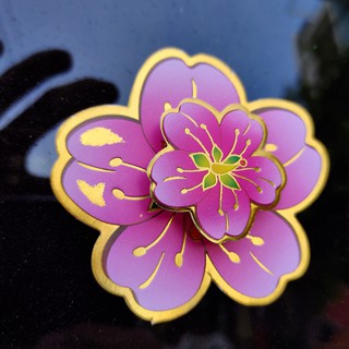 Hoa đào mai 3D trang trí tết (loại dán)