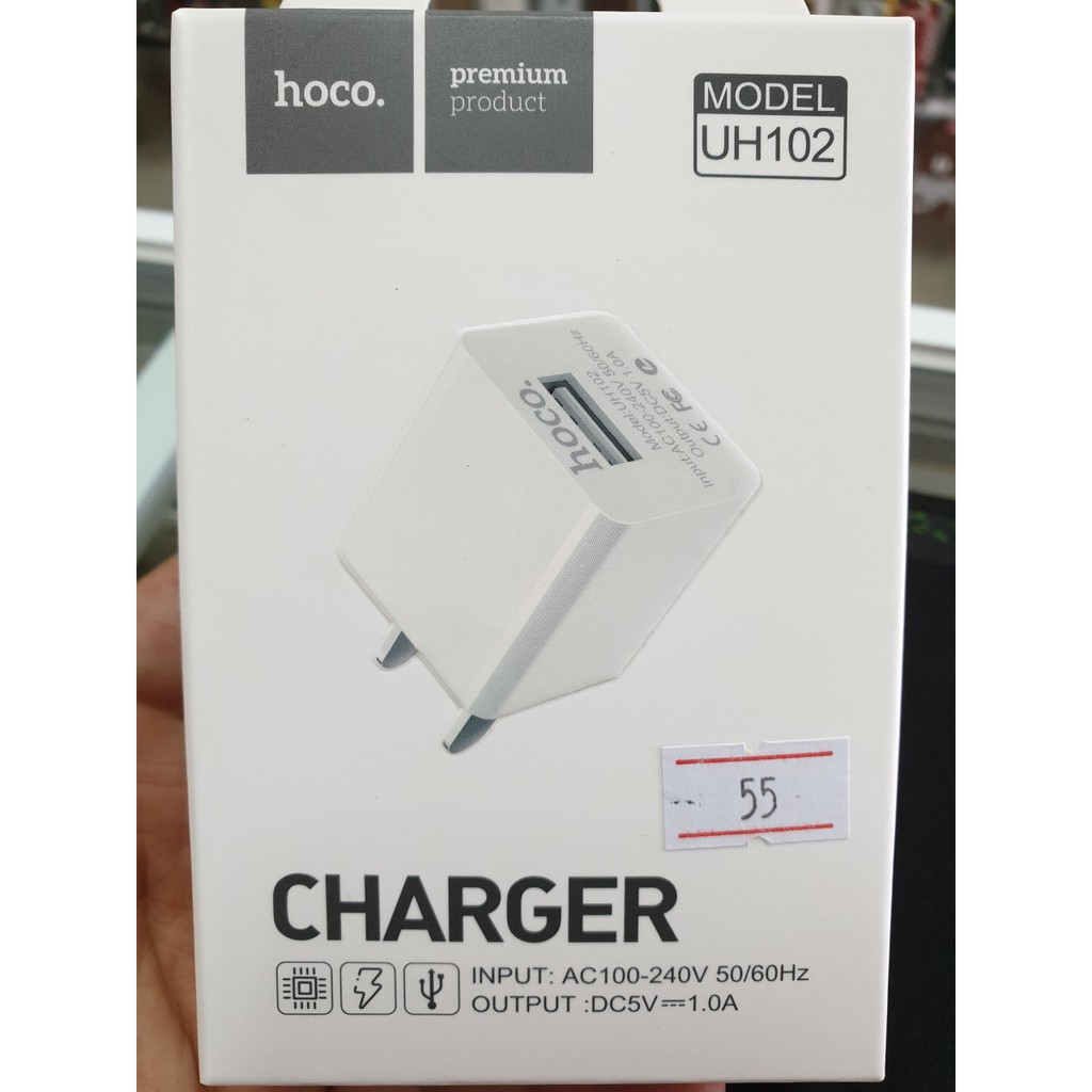 Cục sạc 1A Hoco UH102
