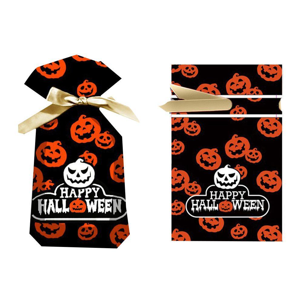 Bộ 50 Túi Đựng Kẹo / Bánh Quy Trang Trí Tiệc Halloween