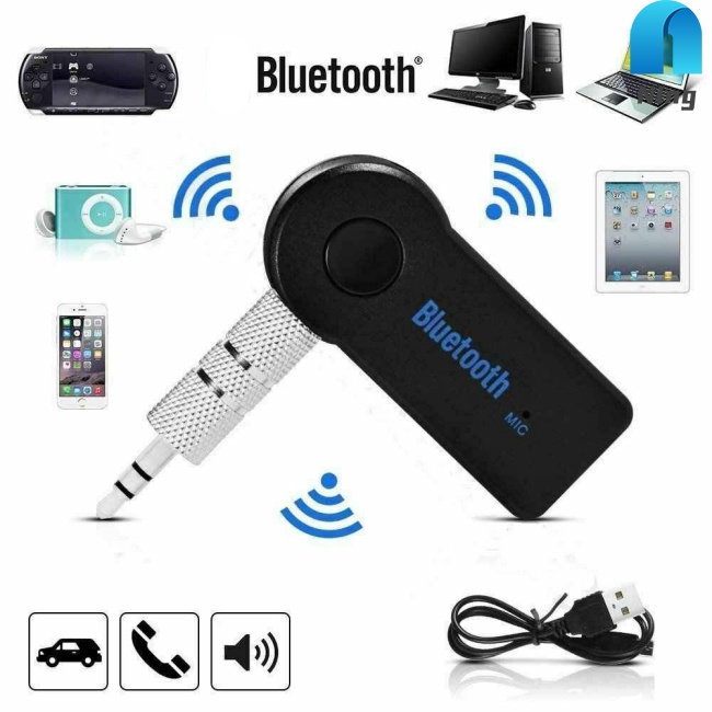 Thiết bị nhận âm thanh Bluetooth 5.0 không dây 3.5mm cho xe hơi