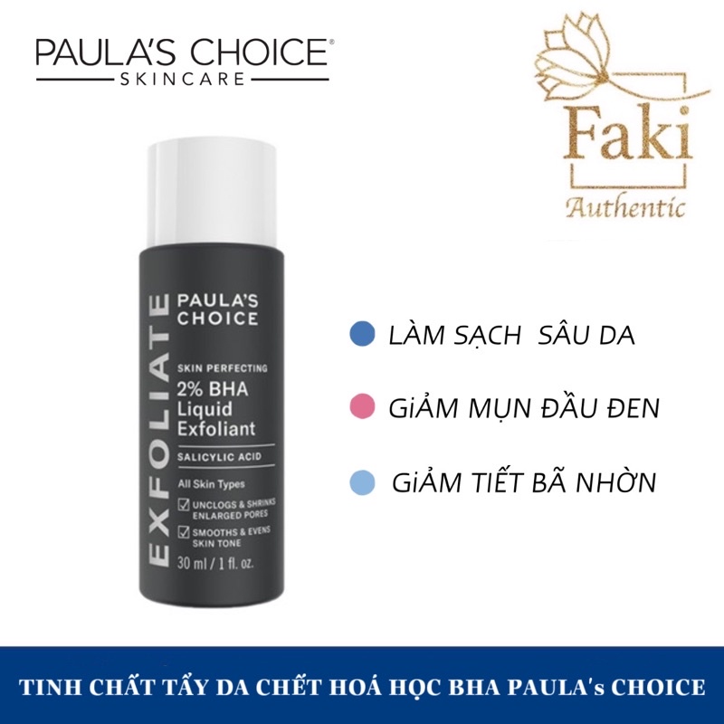 Tẩy tế bào chết Paulas Choice 2% BHA-Paula's Choice Skin Perfecting 2%BHA Liquid