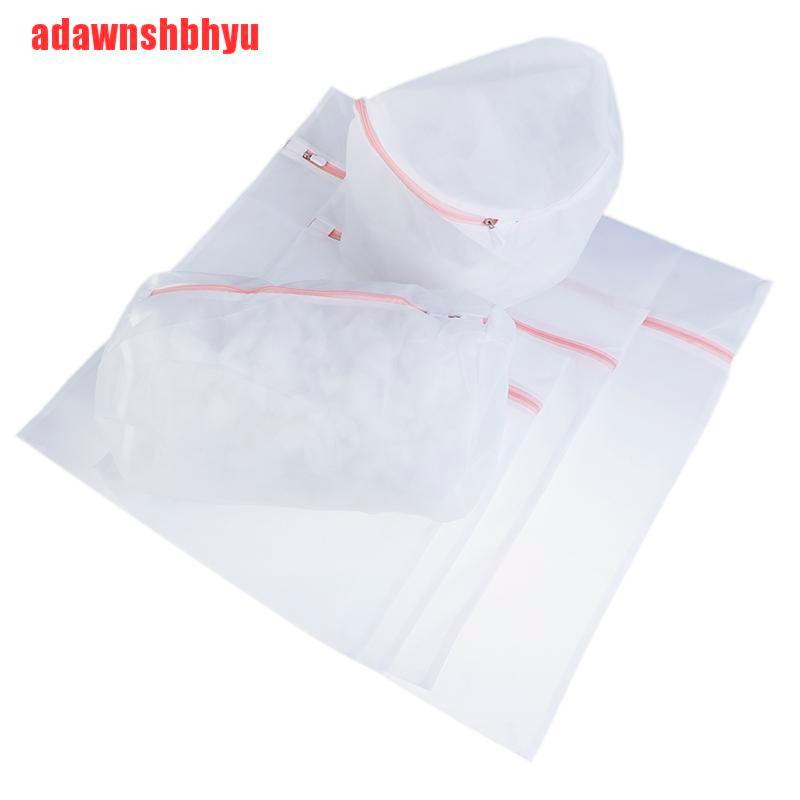 Túi lưới giặt đồ lót vớ có khóa kéo sử dụng trong máy giặt