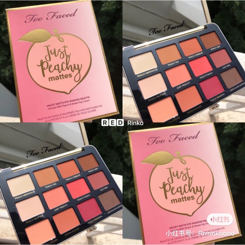 Phấn Mắt Too Faced Just Peachy Mattes | BigBuy360 - bigbuy360.vn