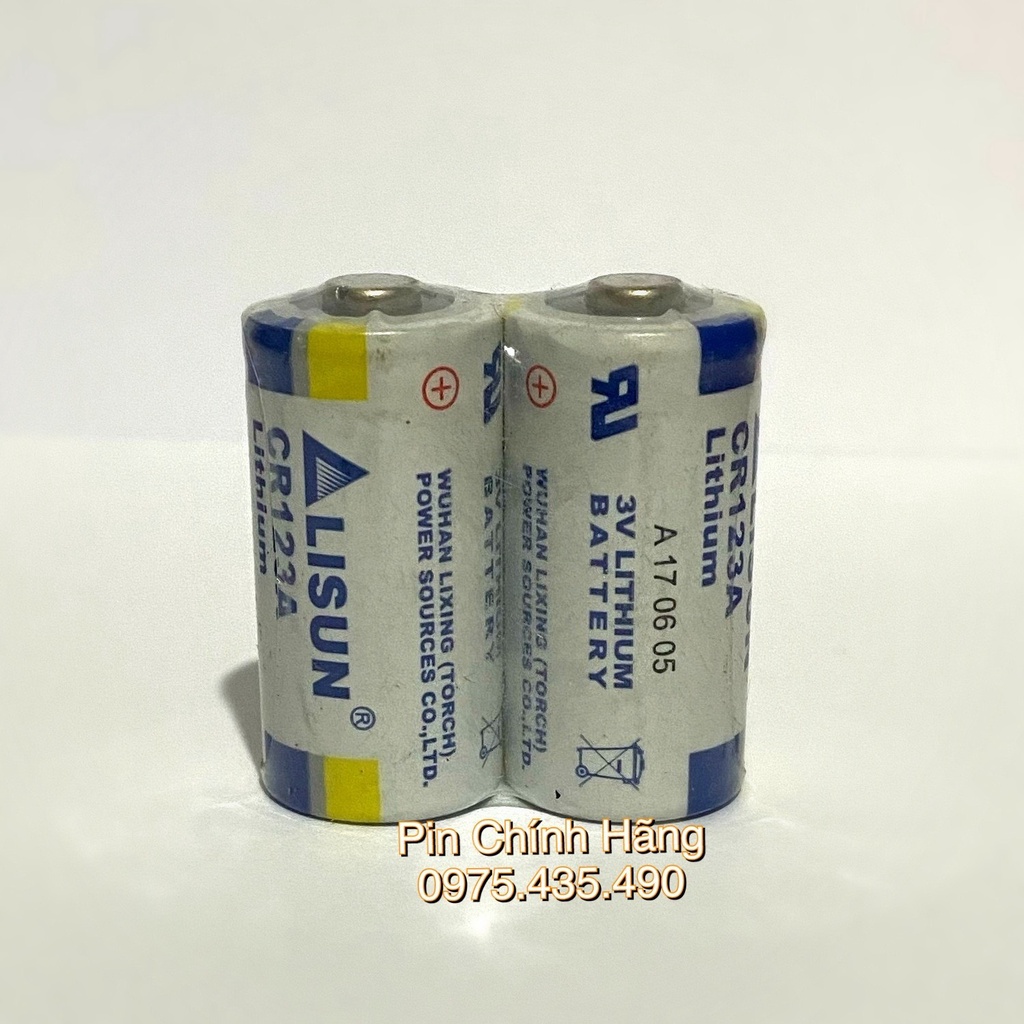 Pin CR123 / CR123A 3V Lithium ALISUN Vỉ 2 Viên