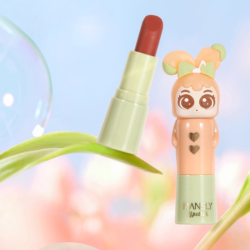 Son Lì Kháng Nước Lâu Trôi Chống Dính Cốc 6 Màu Lựa Chọn Thiết Kế Hoạt Hình Phong Cách Hàn Quốc