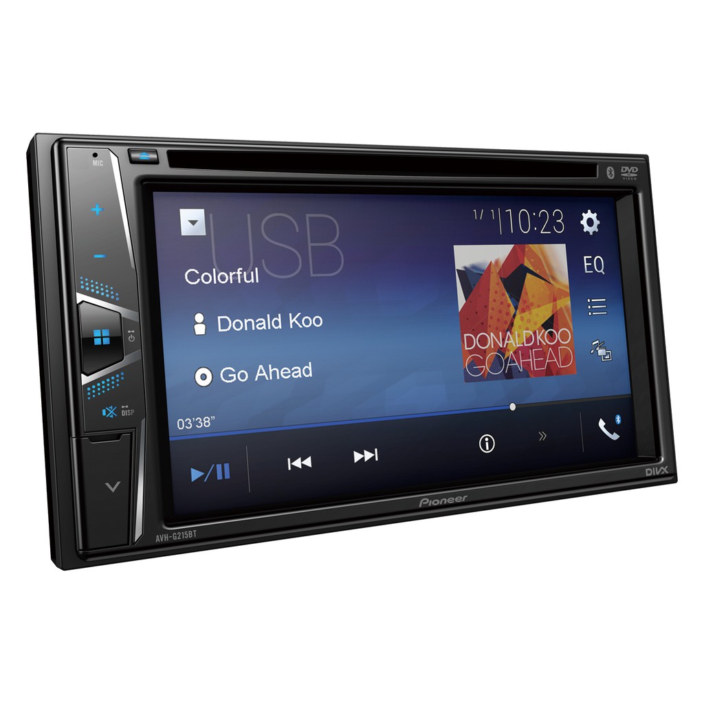 Pioneer AVH-G215BT DVD liền màn hình có Bluetooth - Model mới.