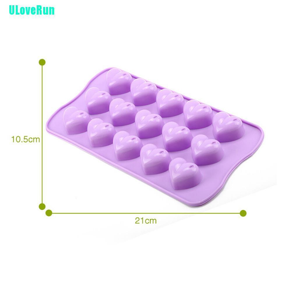 Khuôn Silicone Tạo Hình Trái Tim Làm Bánh Kẹo Tiện Dụng