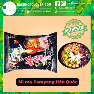 Mì cay Samyang Hàn Quốc Túi 140Gr Siêu Cay Cấp Độ 3 - Ăn Vặt Hàn Quốc Thơm Ngon, Bổ Dưỡng CloverShop