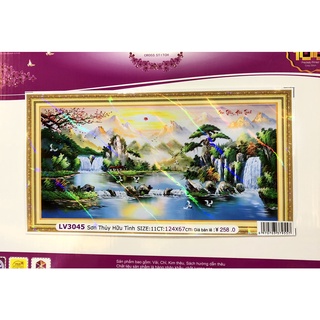 Tranh thêu phong cảnh Lv3045