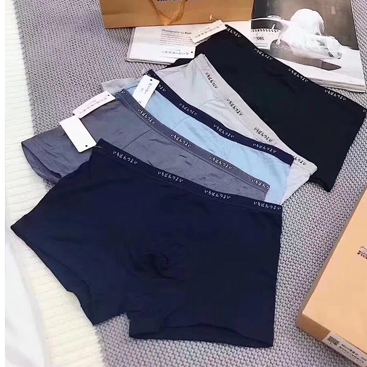 Sét 5 Sịp Đùi Nam Cotton - COMBO 5q M.ji. Đùi Cotton