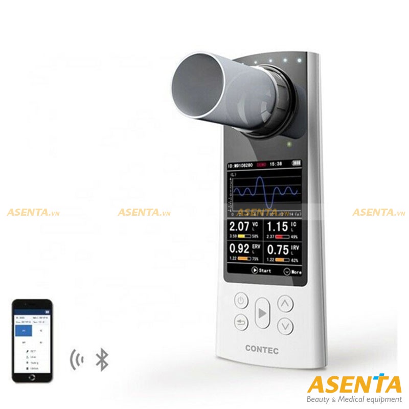 Máy đo chức năng hô hấp, máy đo chức năng phổi Contec SP80B