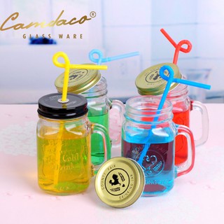 FREESHIP TOÀN QUỐC 50K - LY THỦY TINH CÓ QUAI TRÀ SỮA 450ML - Camdaglassco