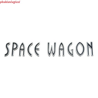 Chữ SPACE WAGON phong cách Thái Lan thay thế cho Mitsubishi Grandis