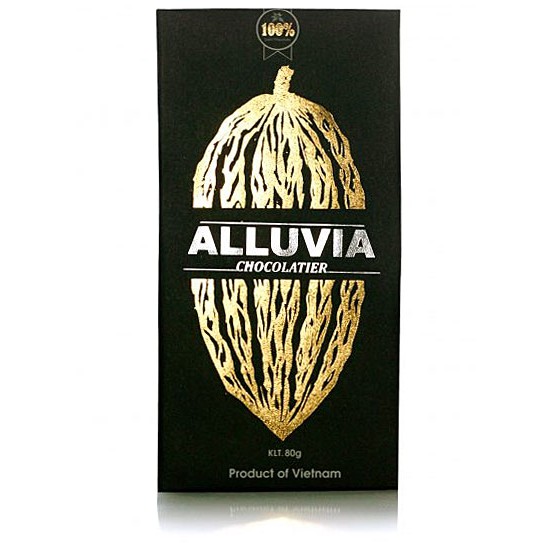 Socola đen Alluvia 100% cacao