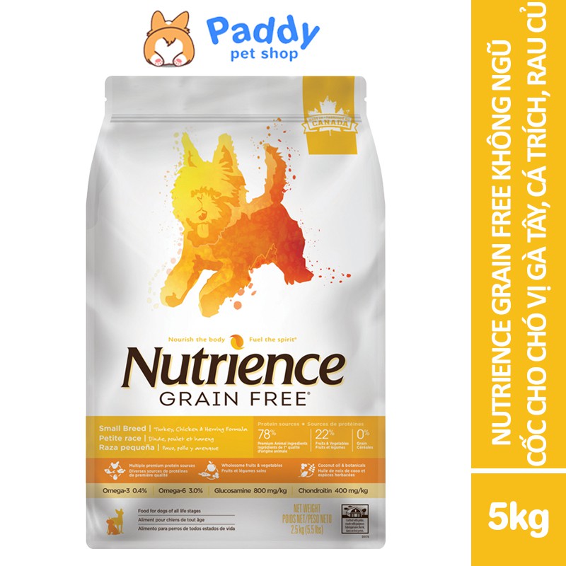 Hạt Nutrience Grain Free Cho Chó Mọi Lứa Tuổi - Gà Tây & Rau Củ Quả