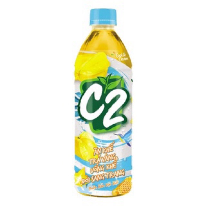 TRÀ C2 KHẾ MẬT ONG/ CHANH TUYẾT BẠC HÀ 455ML