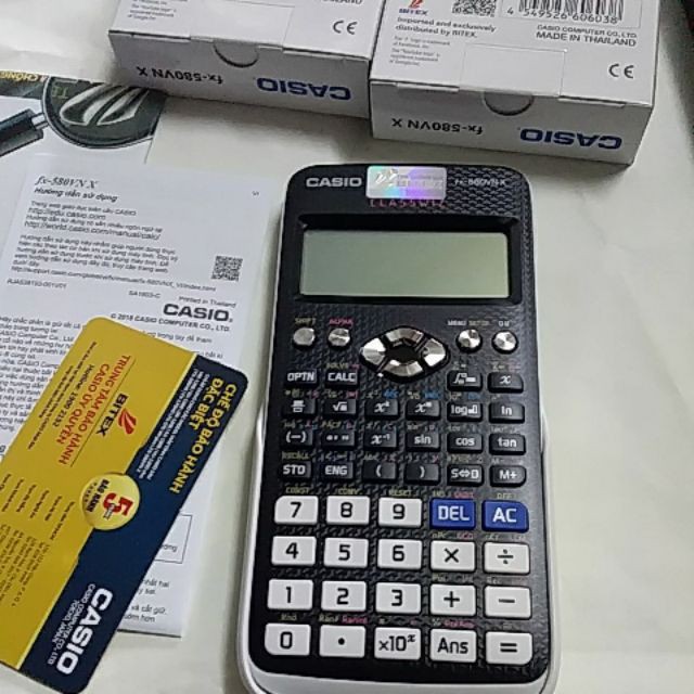 Máy tính Casio Fx-580vn X- Bảo hành 7 năm chính hãng
