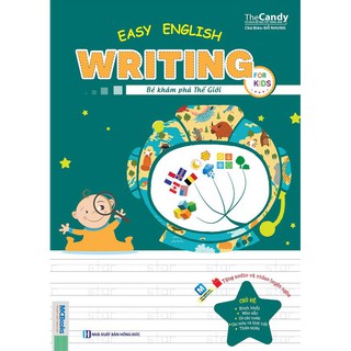 Sách - Easy English Writing For Kid – Bé Khám Phá Thế Giới