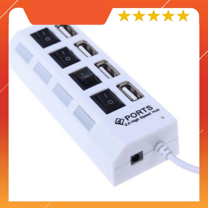 XẢ KHO - BÁN VỐN XẢ KHO -  Hub chia 4 cổng USB có công tắc VSP chính hãng BTC01 KJGHFUROT9578