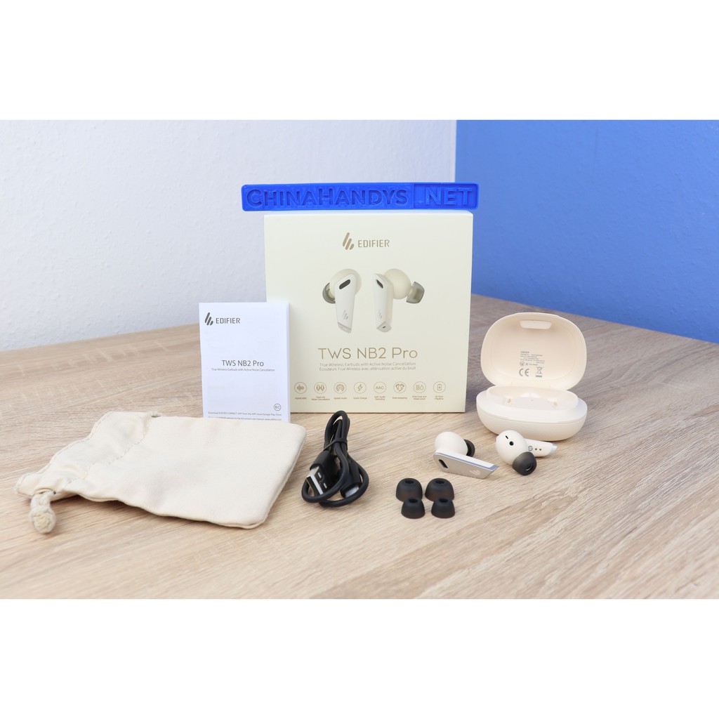 Tai Nghe True Wireless Chống Ồn Edifier TWS NB2, NB2 PRO  ✔️ANC ✔️Mode Game ✔️Pin 9h ✔️Xuyên Âm ✔️Có App | Trần Du Audio | BigBuy360 - bigbuy360.vn