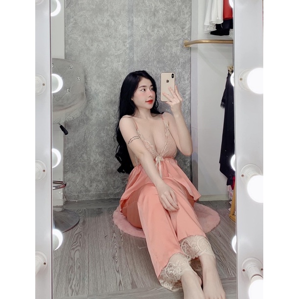 Bộ satin ren dài 🥰FREESHIP EXTRA😍 | BigBuy360 - bigbuy360.vn