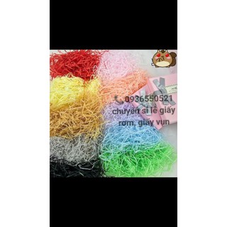 vụn giấy lót hộp quà ( ib shop gửi mẫu cho chọn nhé)
