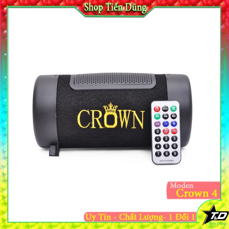 LOA CROWN 4 CHẠY USB THẺ NHỚ FT TRÒN