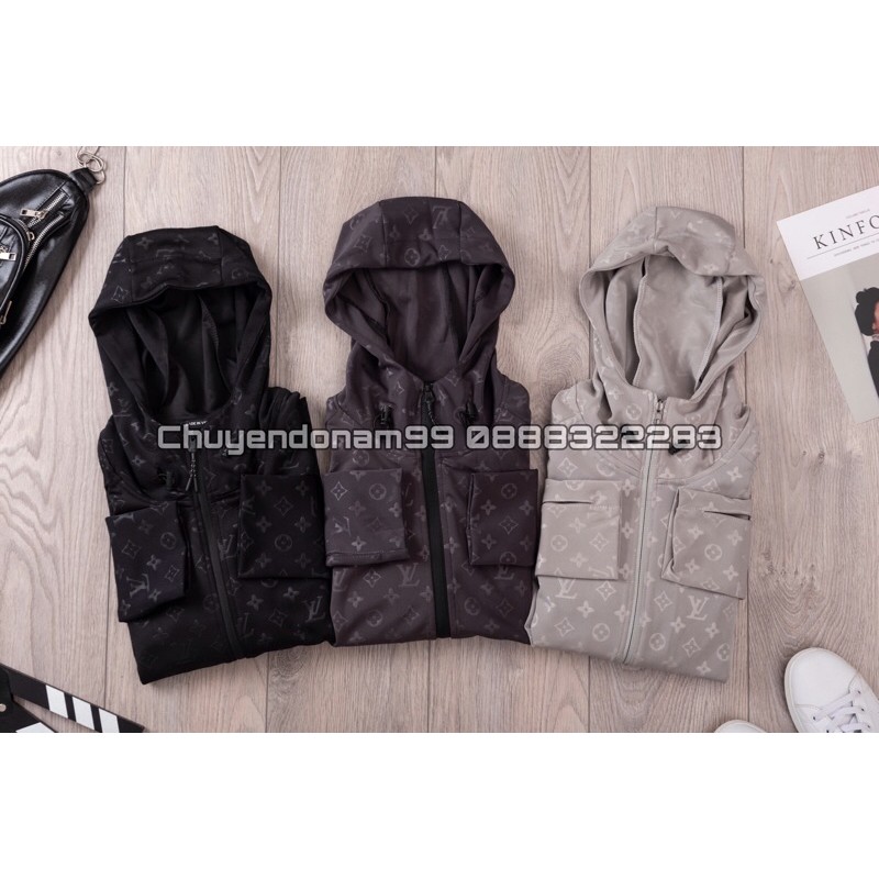 Áo khoác nam ép vân chất vải umi cao cấp, chống gió chống nắng, có túi khoá 2 bên | BigBuy360 - bigbuy360.vn