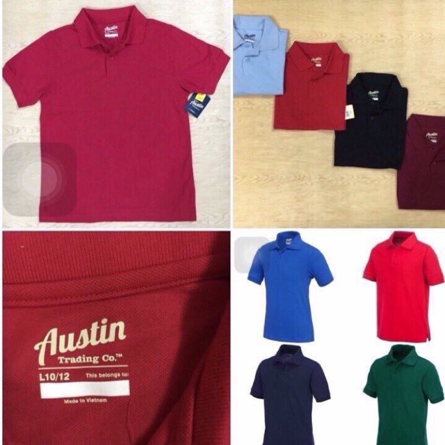 Áo thun cá sấu austin.