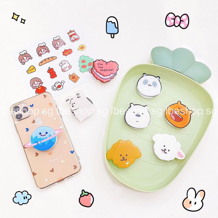 POPSOCKET Cartoon Nhựa, Giá đỡ điện thoại