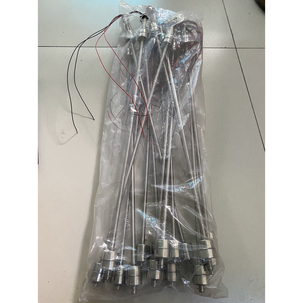 Phao điện đôi, công tắc phao, cảm biến mực nước inox 600mm