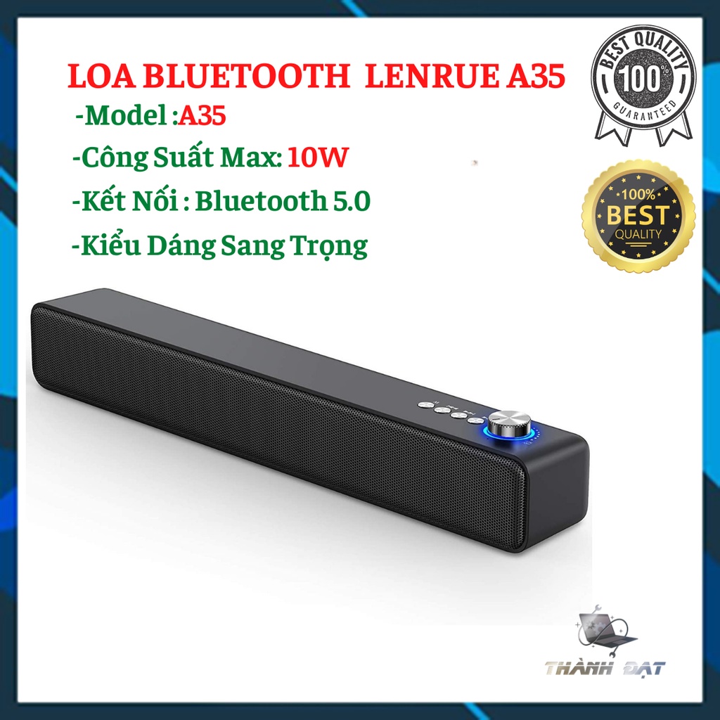 Loa máy tinh LENRUE không dây Bluetooth 5.0 có Micrô tích hợp Hoàn hảo cho máy tính,Laptop, iP.ad...điện thoại