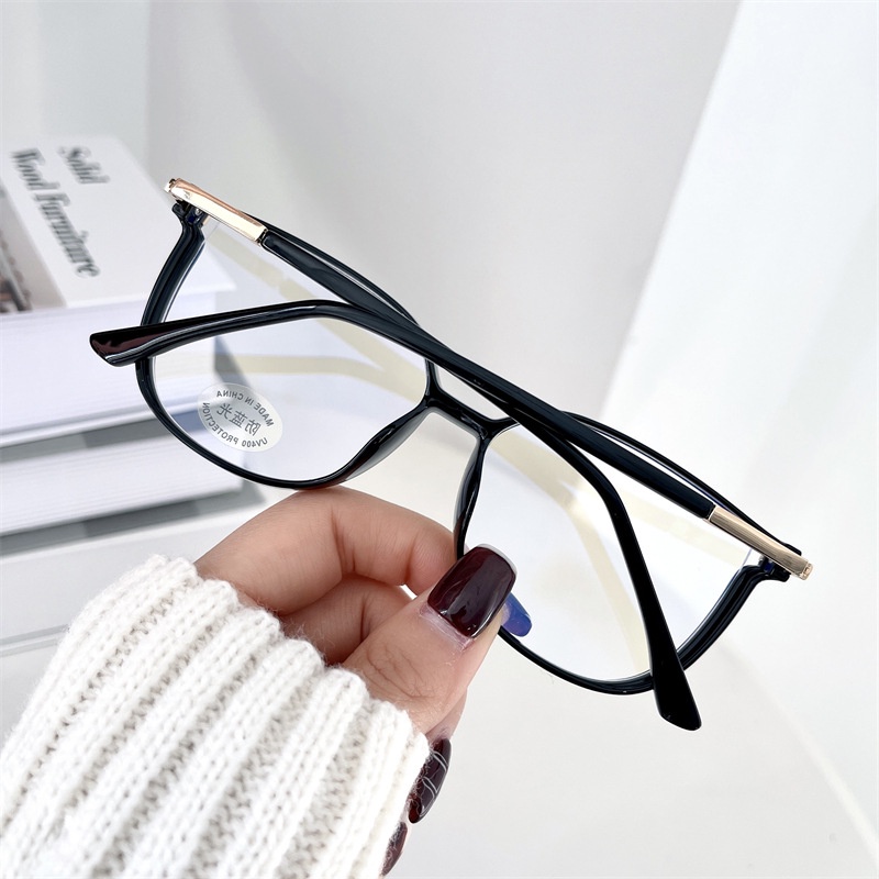 Kính cận VIENDO mắt mèo chống ánh sáng xanh tia UV thời trang có độ 0~ -6.0 độ dành cho nam và nữ