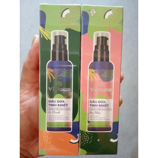 Dầu dừa tình khiết oganic dạng xịt 90ml xả chanh, 90ml hoa nhài