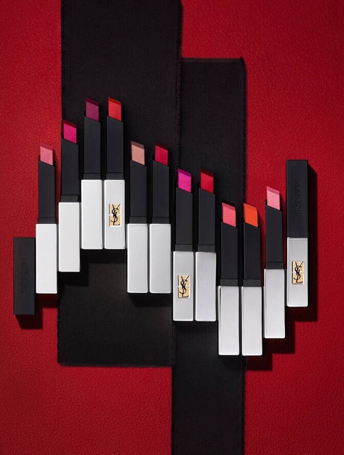 New - Son Lì Bạc YSL Rouge Pur Couture The Slim Sheer Matte