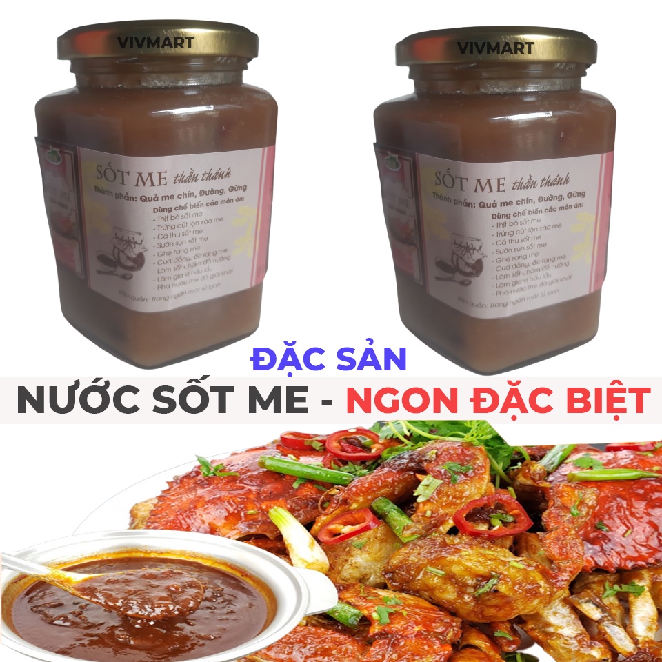 ✅ [ĐẶC SẢN] NƯỚC SỐT ME NGÀO ĐƯỜNG PHÈN THẦN THÁNH 900G - LOẠI NGON ĐẶC BIỆT