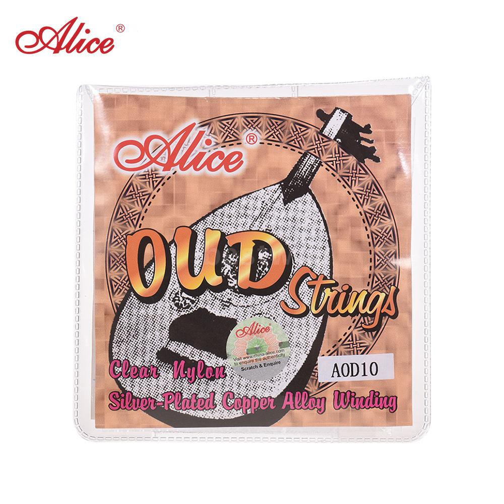 Set 12 dây đàn Oud Alice AOD12 (G-D-A-E-B-F) chất liệu nylon và lõi hợp kim đồng mạ bạc