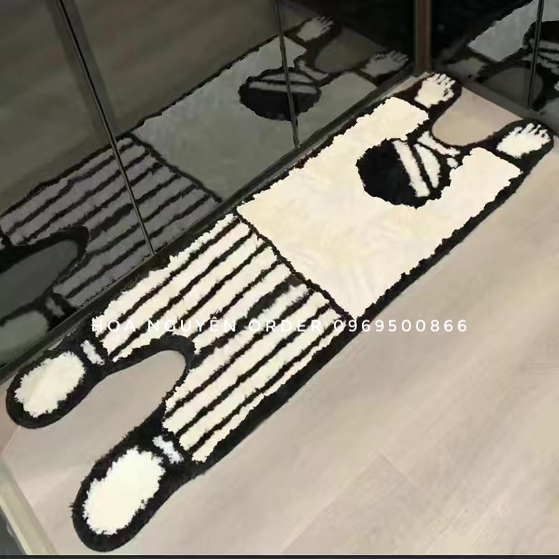 Thảm lông trải sàn mềm mại Decor trang trí nhà cửa