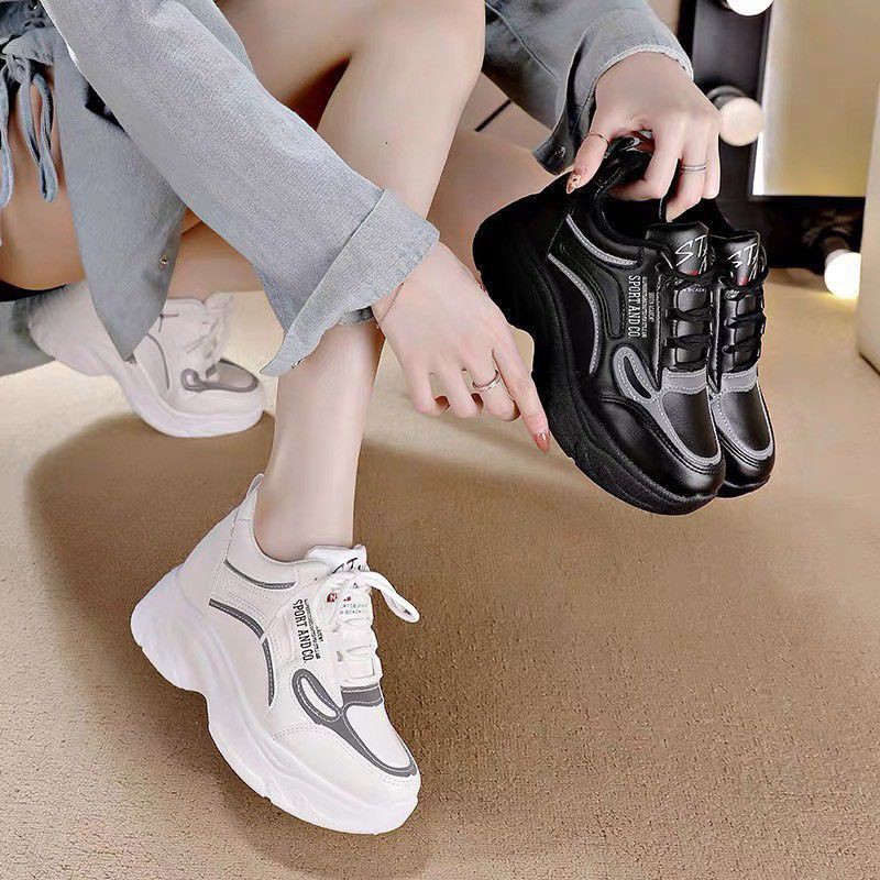Giày thể thao nữ độn đế nâng chiều cao 7cm