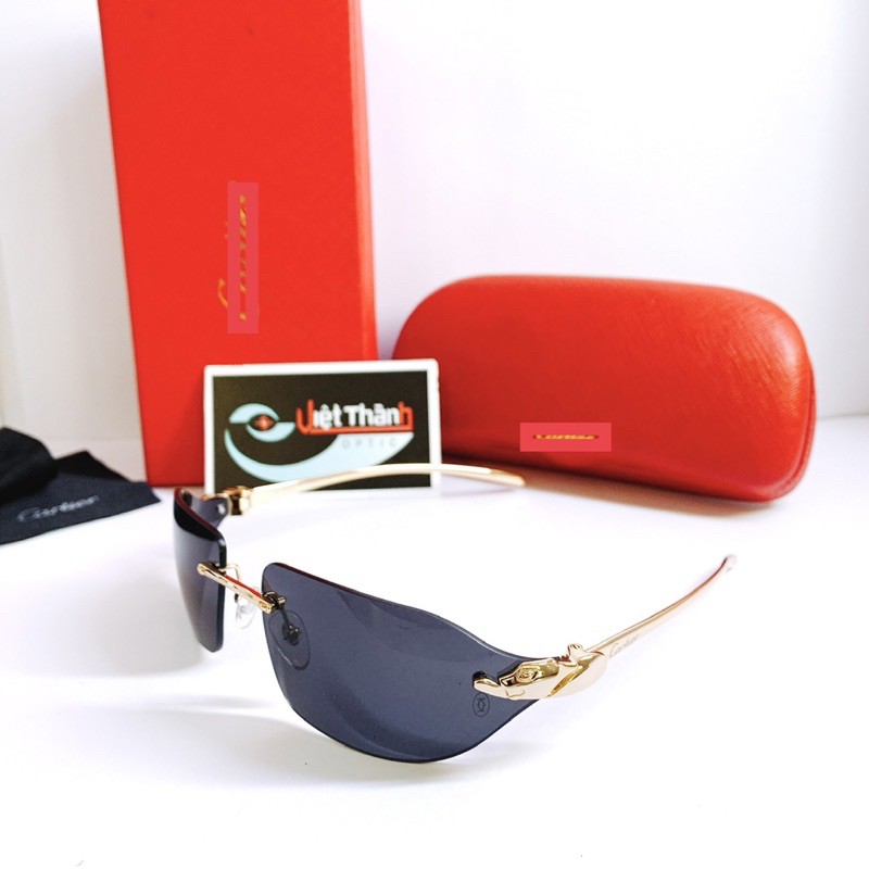 Kính Mát Nam Cao Cấp Không Viền Khung Chống Tia UV Hộp Đựng Như Hình | BigBuy360 - bigbuy360.vn