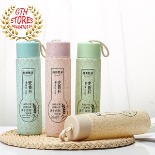 [Vỡ 1 Đổi 1]Chai Thủy Tinh Lúa Mạch 350ml 💖FREE SHIP💖Chai Đựng Nước Siêu Kute