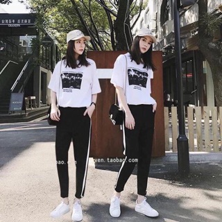 Quần 1 sọc ống suông