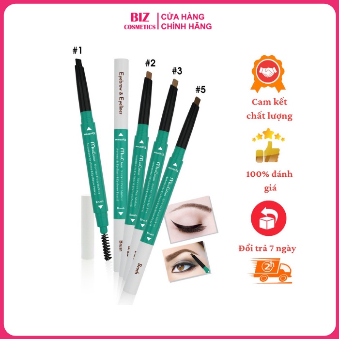 Chì mày kết hợp mí siêu tiết kiệm Mira Automatic Eyebrow & Eyeliner | BigBuy360 - bigbuy360.vn