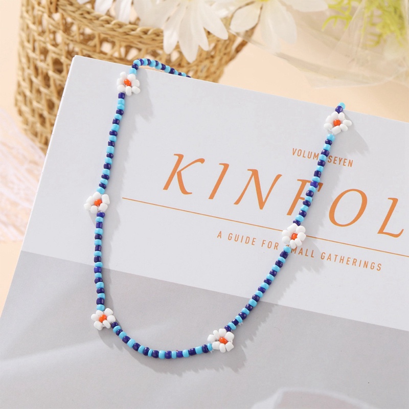 1 Cái Hạt Cườm Hoa Vòng Cổ Gợn Sóng