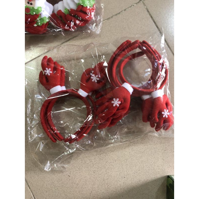 Bờm noel, bờm tuần lộc đáng yêu cho bé gái