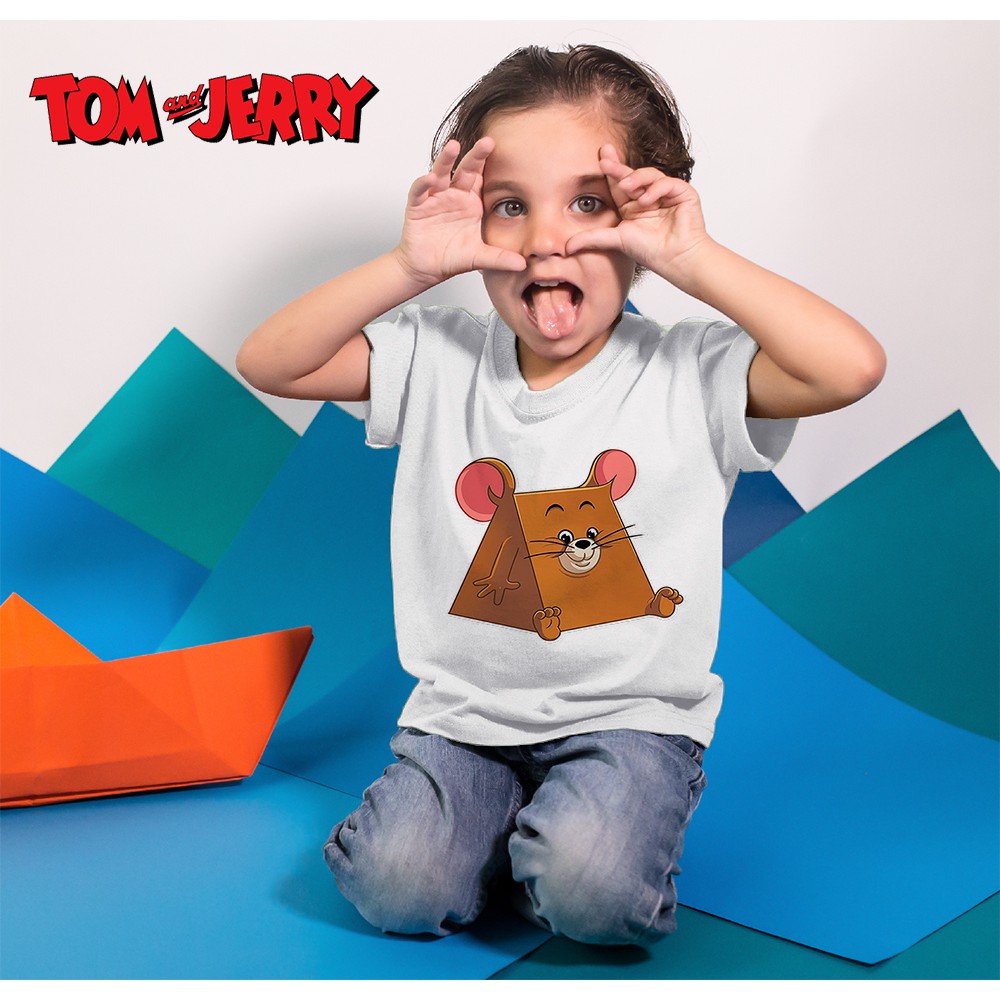 Áo thun Cotton Unisex - Movie - Tom and Jerry - Chuột Jerry
