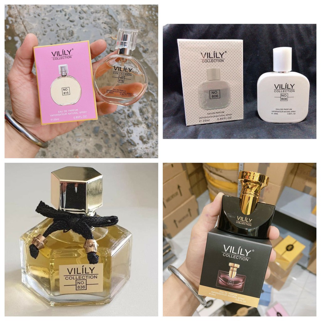 Nước Hoa Vilily Nội Địa Trung Nhiều loại (25ml Chính Hãng) giá sỉ lẻ