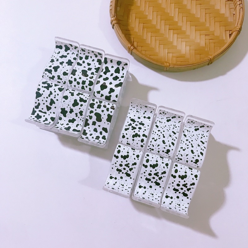 Kẹp càng cua hình da beo cực sang chảnh